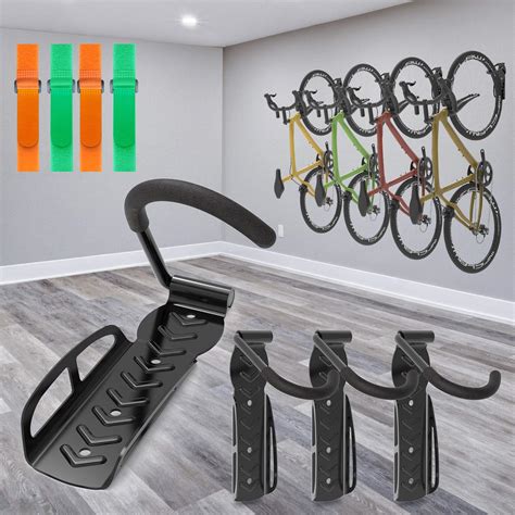 bike wall metal bracket hook|bike rack for wall mount.